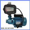 MAJONSHOP pompa elettropompa periferica di circolazione 0,5HP + presscontrol matic 2,2bar