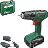 Bosch Home and Garden 06039D8004 Bosch Trapano Avvitatore EasyDrill 18V-40 (1 Ba