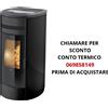 KLOVER Termostufa a pellet STYLE 19 — 18,6 kW e fino a 200 m² riscaldabili