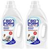 BIO FORM PLUS Bioform Plus Detersivo Lavatrice Liquido Igienizzante, Fragranza Eucalipto, 30 Lavaggi (Confezione da 2)
