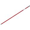 PAMEX - Bastone ottagonale colori 140 cm - scopa, mocio, mocio (rosso)