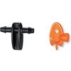 CLABERRACCORDO DIRITTO 1/4 Pz.10 MICRO 91155 CLABER [CLABER ] & 91185 Accessori Rainjet Goccia Fustella Foratubo