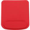 uxcell Tappetino ergonomico per mouse con supporto per polso, rosso