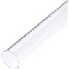 uxcell Trasparente Tubo rigido PVC 1 1/32"(26mm) IDx1 3/32" (28mm)x1,5 piedi