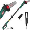 HYCHIKA BETTER TOOLS FOR BETTER LIFE HYCHIKA Tagliasiepi Telescopico 750W, Potatore Telescopico Elettrico, Elettrosega Telescopica, Manico Telescopico da 162 CM a 220 CM, Velocità Catena 11 m/s, per Potatura Alberi Piante Siepi