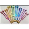 TARUN Tuning Fork Chakra Weighted Set di 8 per la guarigione con ampiezze di gemme ...