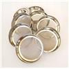 TARUN Set di 7 test standard setacci SS Heavy Gauge con coperchio e padella con spe...