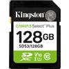Kingston SD 128GB CANVAS SELECT PLUS SDS3 128GB