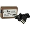 vhbw Batteria per Sony Alpha SLT-A55VB SLT-A37 SLT-A55 SLT-A55V 1030mAh 7,4V