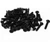 others 50Pcs Black M3 x 16mm Alloy Steel Hex Socket Flat Head Countersunk Screws Bolts