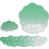uxcell Cuscino Polso Memory Foam con Mouse Pad per Cloud, Verde