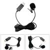 USB Lavalier Lapel Microphone Collare Clip Microfono USB Smartphone e Lettori DVD