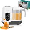 Lionelo BABYMENU 5in1 Robot Cucina e Scaldabiberon per Bambini: Cottura a Vapore, Frullatura, Riscaldamento, Scongelamento, Sterilizzazione, Pasti Sani Neonati, Senza BPA, Facile da Pulire, 35 Ricette