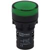 RS PRO Indicatore luminoso LED RS PRO Verde 110 V CA, Ø taglio 22 mm, montaggio pannello, IP65