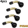 Steli valvola pneumatici tubeless PVR70 (90°) SNAP FIT 4 pezzi nuovi