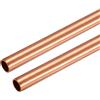 uxcell Tubo rotondo in rame 10mm x 1mm x 300mm (2 pezzi) per