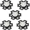 uxcell COB LED Faro Chip Perline 20mm 3.2-3.4VDC 3W 60lm Energia Risparmio 5pz,Blu