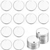 uxcell 25Pcs Charm Pendenti in Acciaio Inossidabile 6mm/0.24" Argento per Stamping