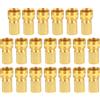 uxcell 20 Pc Connettori Cavo Coassiale Tipo F per 75 Ohm Dorati