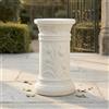 Fioriera A Colonna Romana, Piedistallo Con Decorazioni A Rilievo, Vaso Da