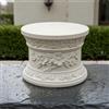 Fioriera A Colonna Romana, Piedistallo Con Decorazioni A Rilievo, Vaso Da