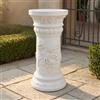 Fioriera A Colonna Romana, Piedistallo Con Decorazioni A Rilievo, Vaso Da
