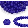 uxcell 110 Perline in Silicone 14mm Lenticchie per Focali, Blù Marino - 110Pcs