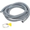 Tubo Di Scarico Per Condizionatore 13.1Ft Con Fascetta Grigio 1Set