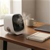 Mini raffrescatore d'aria con griglia a lamelle, ventilatore umidificatore,