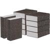 uxcell 10pz Grosse Levigatura Spugna Blocco 80-100 Grana,100x70x25mm
