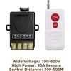 per interruttore telecomando wireless AC 90 250V carico 30 Amp RF 433 MHz lungo