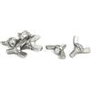 Uxcell M6x10mm acciaio inossidabile 304 Ala vite a farfalla Viti fissaggi 6pz.
