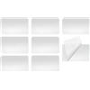 uxcell 8Pcs Linguette Ripare per Tapparelle 2"L x 3.2"A Bianco