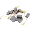 Uxcell 5 accoppiamenti 15mmx 8mmx5mm motore spazzole carbonio ricambio compressore aria