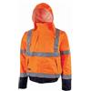 U POWER U-POWER | Giubbotto da lavoro CRAFTY, Bomber, antipioggia, traspirante e impermeabile, Maniche Staccabili, Tasche con Zip, Cappuccio Regolabile, 100% Poliestere