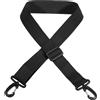uxcell 150cmx3.8cm Sci Porta Tracolla,Regolabile Tracolla Sling Tote Guinzaglio,Nero