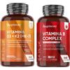 WeightWorld Vitamina B Complex e Vitamina D3 K2 Bundle Compresse con Biotina Acido