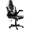 Trust Sedia gaming GXT 703W Riye White e Black 25130