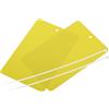 uxcell Etichette spedizioni 3.2x5" gialle 50pz con corda