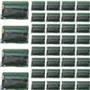 uxcell 36 Pezzi per Flannel Portagioie da Viaggio 4.3 x 3.1 Pollici con Cerniera, Verde