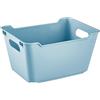 keeeper Contenitore con Superficie Strutturata in Rilievo, 1,8 L, Lotta, Nordic Blue (Blu)