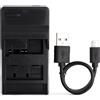 EN EL9 USB Caricatore per Nikon D3000 D40 D40x D5000 D60 Compatibile con Nikon