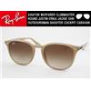 Ray-Ban Occhiali da sole Ray-Ban RB4259F beige marrone sfumato lenti 53 mm sfumate
