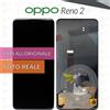 OPPO DISPLAY OLED OPPO RENO 2 CPH1907 SCHERMO TOUCH SCREEN VETRO LCD PARI ORIGINALE