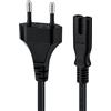 3M IEC 320 C7 Power Cable con 2 Pin Euro Cavo di alimentazione per TV/PS5/ PS4/