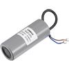 uxcell CBB60 Esegui Condensatore 60uF 250V CA 2 Cavi 50/60Hz Cilindro 124x50mm