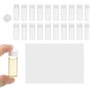 Vialetti in vetro trasparente da 4ml, 20Pcs per campioni reagenti