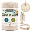 OTHERWISETRIVIAL Spago in Cotone 1mm x 100g Bobina di Corda in Cotone Naturale Ideale in Cucina