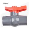 Valvola a per sfera PVC 20 25 32 40 50 mm valvola a per sfera in PVC