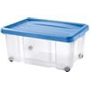 TONTARELLI CONTENITORE PUZZLE BOX CON COPERCHIO A SCATTO E RUOTE- - cm.60,5x40x27,3h. lt...